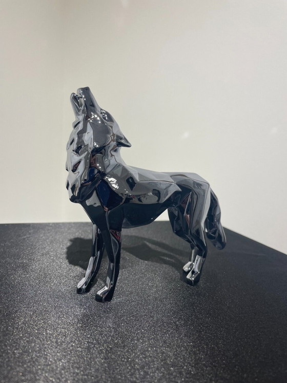 Image 1 of Richard Orlinski Wolf Spirit Grey