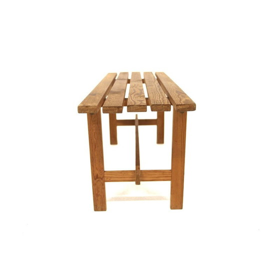 Image 1 of Vintage pine bench, Sweden 1970