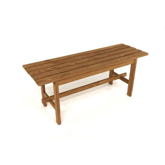 Image 1 of Vintage pine bench, Sweden 1970