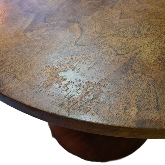 Image 1 of French Art Deco veneered side table