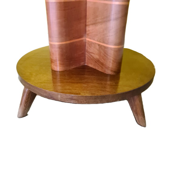 Image 1 of French Art Deco veneered side table