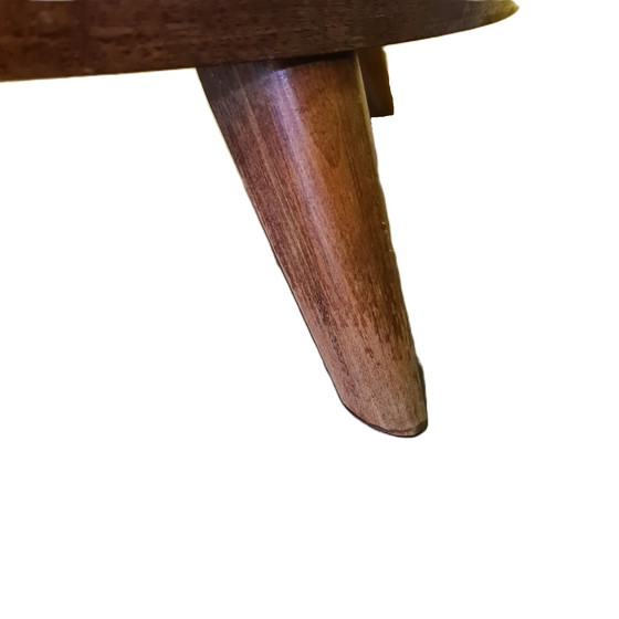 Image 1 of French Art Deco veneered side table