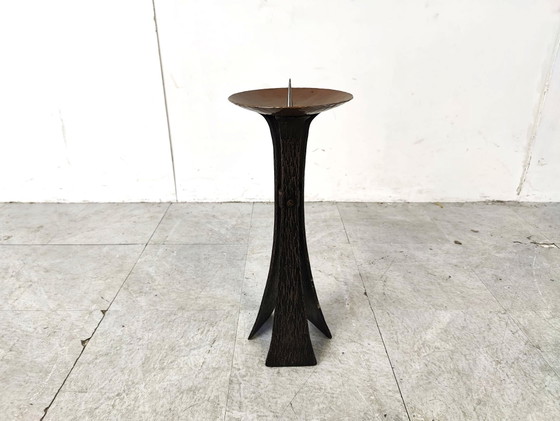 Bougeoir brutaliste 1970 – Bougeoirs et chandeliers, rvs, Vintage