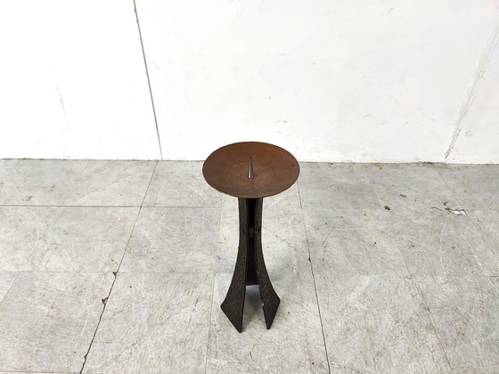 Image 1 of Brutalist candle holder 1970s