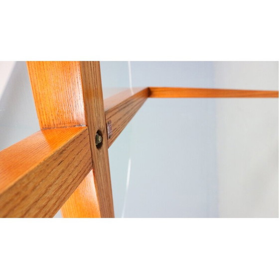 Image 1 of Vintage oak and crystal coffee table by Gio Ponti for Isa Bergamo, Italy 1957