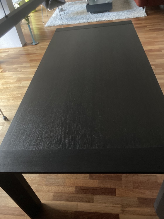 Image 1 of Extenso dining table in black oak