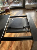 Extenso dining table in black oak