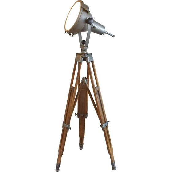 Image 1 of Vintage industrial metal projector from Schaco, 1930