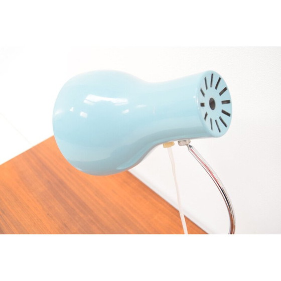 Image 1 of Vintage metal and chrome table lamp by Josef Hurka for Napako, Czechoslovakia 1960