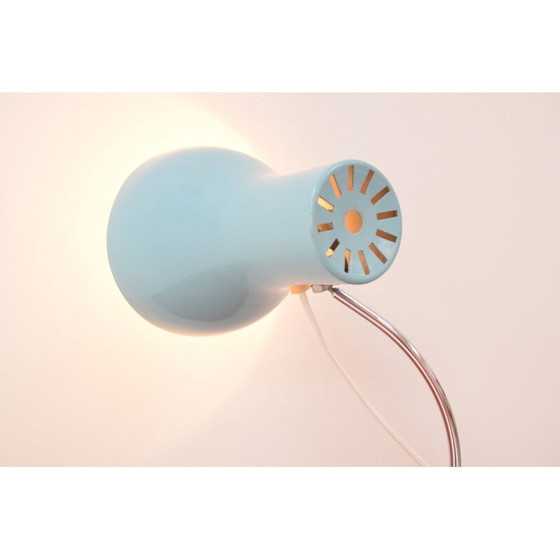 Image 1 of Vintage metal and chrome table lamp by Josef Hurka for Napako, Czechoslovakia 1960