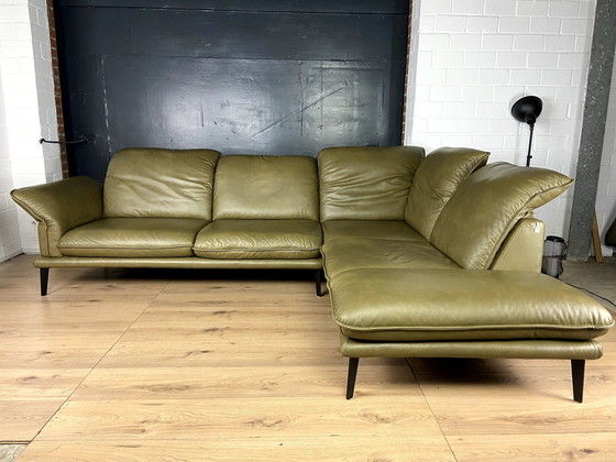 Image 1 of Leather sofa Willi Schillig leather couch leather corner sofa corner sofa sofa couch