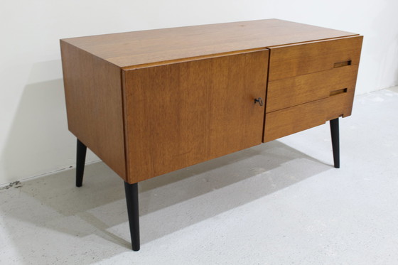 Image 1 of Mobile TV vintage, cassettiera, credenza - Friedrich A. Flamme FAF anni '60