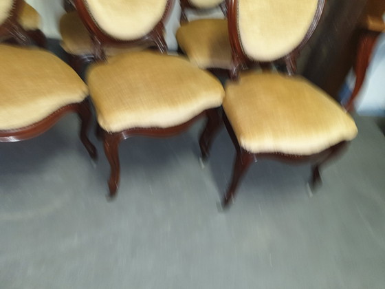 Image 1 of 6 Antique Baroque Dining Chairs