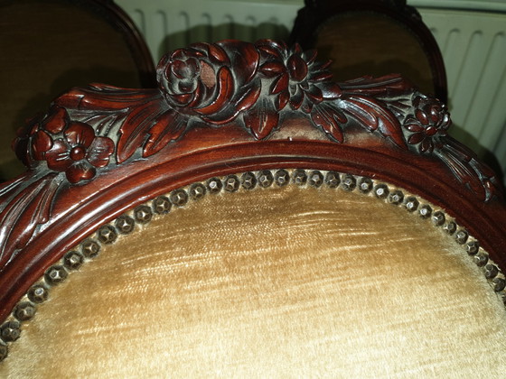 Image 1 of 6 Antique Baroque Dining Chairs