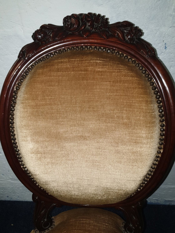 Image 1 of 6 Antique Baroque Dining Chairs