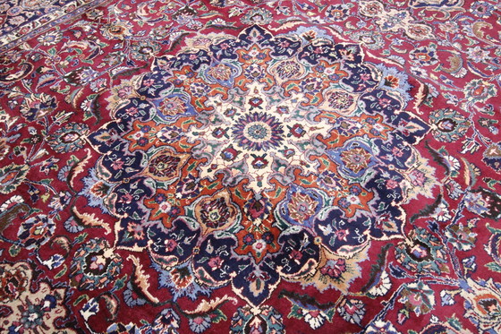 Image 1 of Tappeto persiano originale annodato a mano Mashad 406 x 296 cm ottime condizioni fine