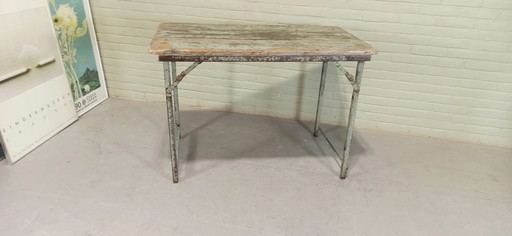 Industrial Folding Table, Desk