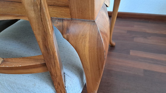 Image 1 of Solid Walnut Dining Room Handcrafted Tables 4 Or 6 Chairs