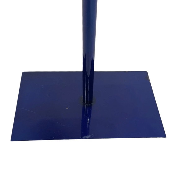 Image 1 of Memphis Style / Postmodern Design - Dressboy / Valet Stand - Metalic Blue - Unique Piece