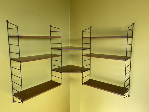 Mensola angolare da parete vintage