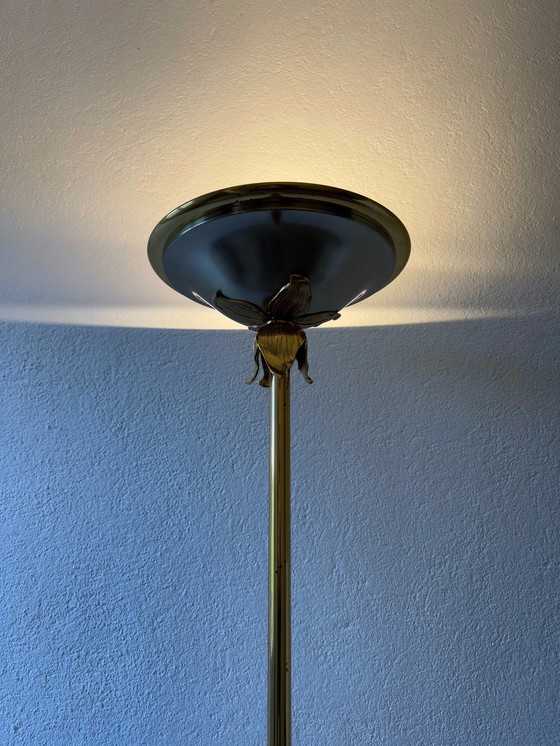Image 1 of Lampada da terra in ottone e bronzo anni '70
