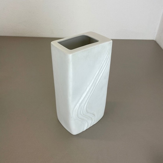 Image 1 of Vintage Op Art porcelain vase by Martin Freyer for Rosenthal, Germany 1970s