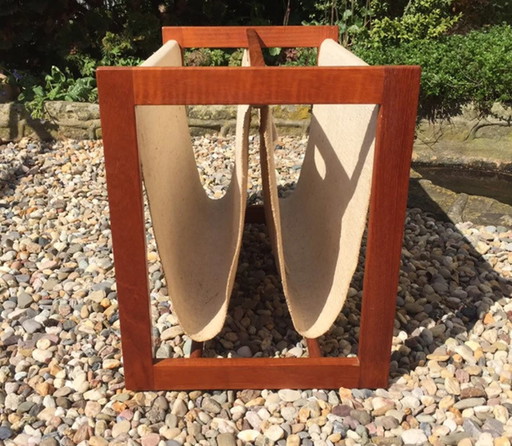  Teak Magazine Rack 