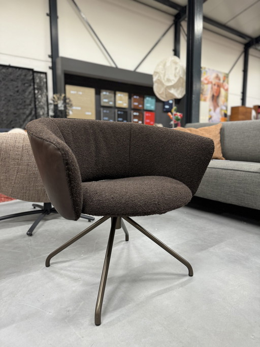 Label Lola Fauteuil pivotant brun