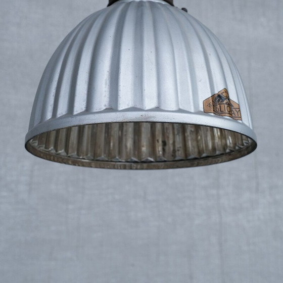 Image 1 of Vintage mercury glass pendant lamp "Helioray", England 1930s