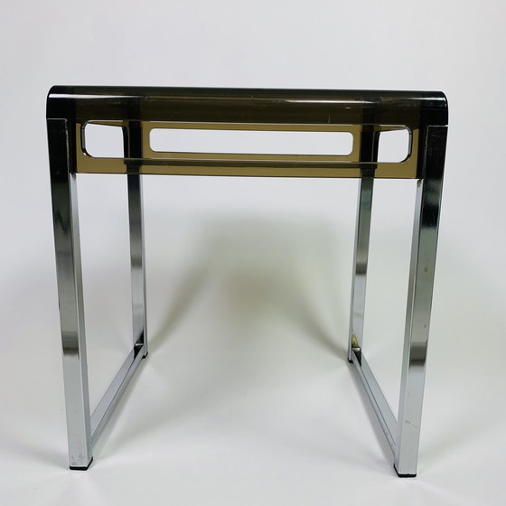 Image 1 of Marc Berthier plexiglass side table