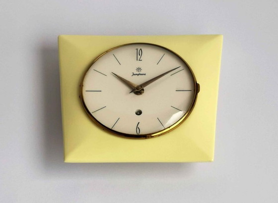 Image 1 of Horloge céramique Junghans 1950s