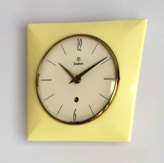 Image 1 of Junghans ceramic clock 1950s