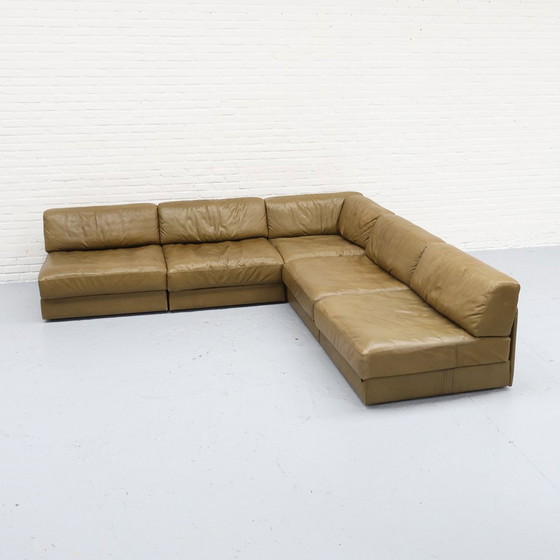 Image 1 of De Sede Ds-76 Green Modular Sofa 70S