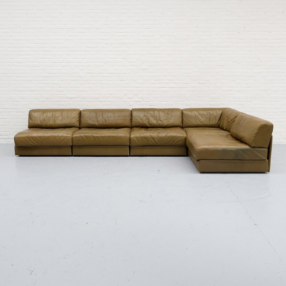 Image 1 of De Sede Ds-76 Green Modular Sofa 70S