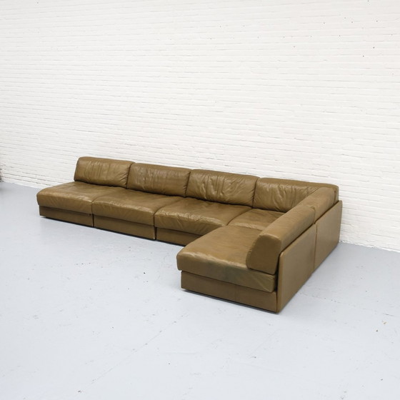 Image 1 of De Sede Ds-76 Green Modular Sofa 70S