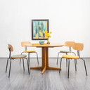 1970s dining table by Dyrlund Denmark, oak, restored