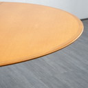 1970s dining table by Dyrlund Denmark, oak, restored