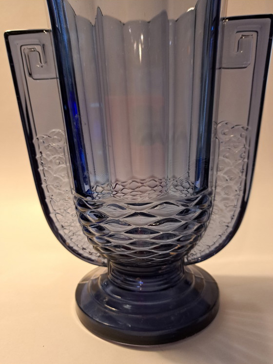 Image 1 of Art Deco Val Saint Lambert Luxval Vase