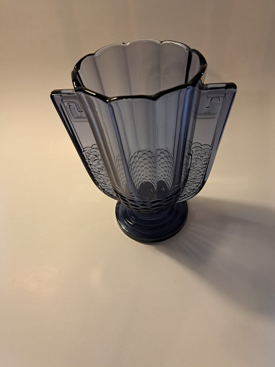 Image 1 of Art Deco Val Saint Lambert Luxval Vase