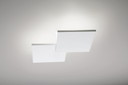 2x Studio Italia Puzzle double square wall-ceiling lamp