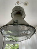 Original industrial factory lamp