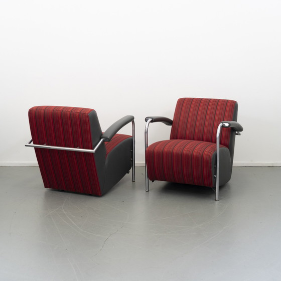 Image 1 of 2x Leolux Scylla armchair