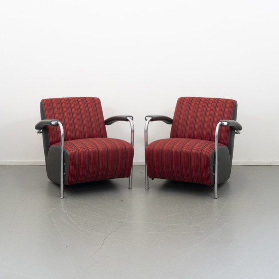 Image 1 of 2x Leolux Scylla armchair