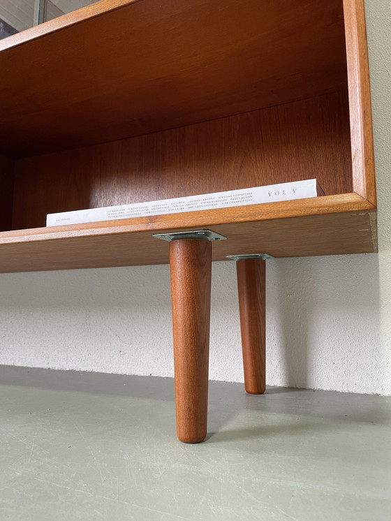 Image 1 of Teak bookcase with glass doors