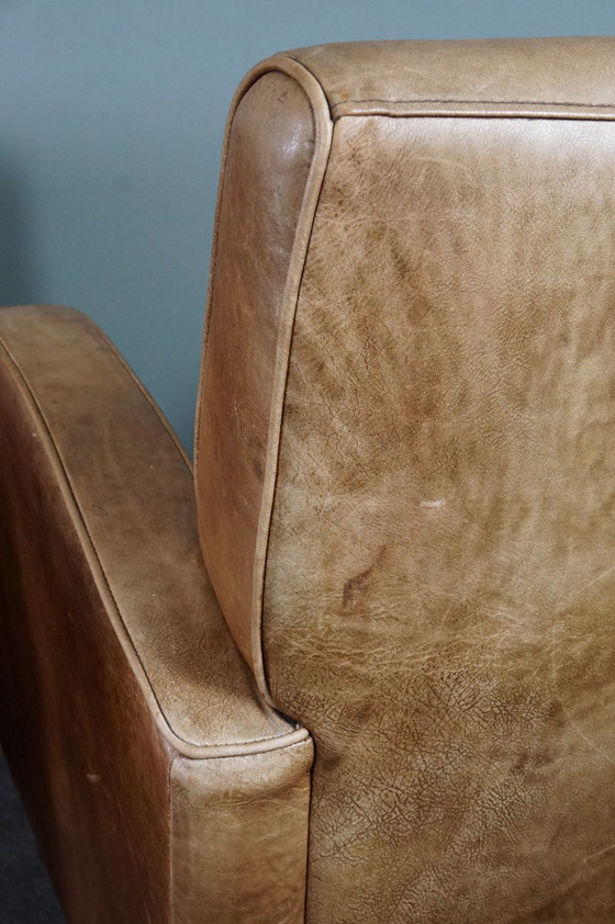 Image 1 of Set of two cowhide leather armchairs