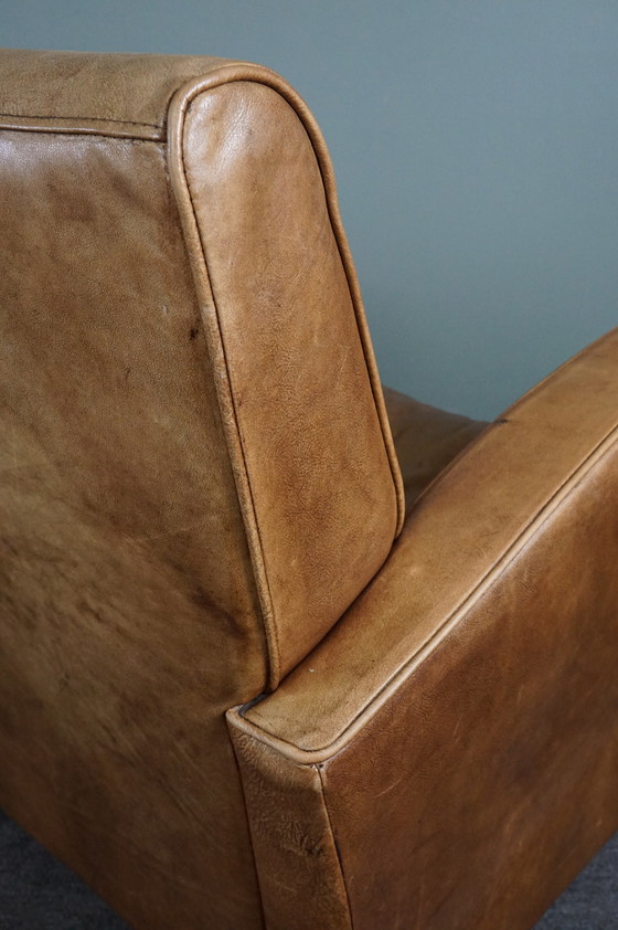 Image 1 of Set of two cowhide leather armchairs