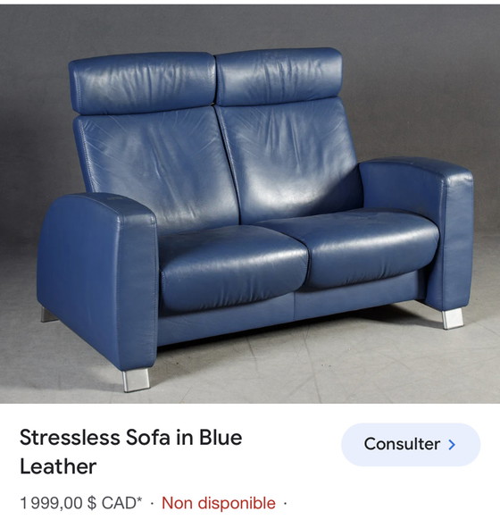 Image 1 of Stressless sofa leather