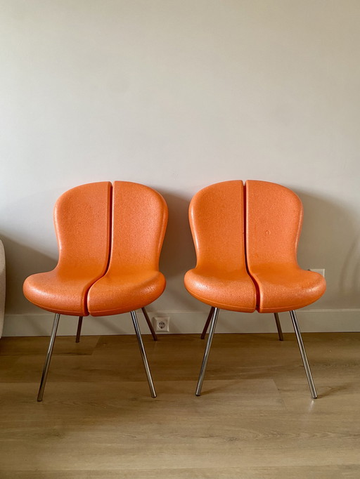 2x FEEK Snap chairs by Karim Rashid