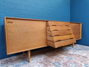 Lowboard en chêne vintage Design danois