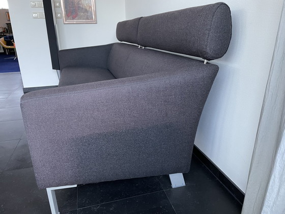 Image 1 of Leolux Patachou adjustable 3-seater sofa with anthracite colored wool fabric